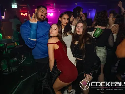 A professional photo of guests enjoying themselves at Cocktails Nightclub from our gallery.