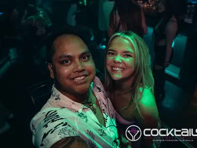 A professional photo of guests enjoying themselves at Cocktails Nightclub from our gallery.