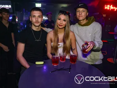 A professional photo of guests enjoying themselves at Cocktails Nightclub from our gallery.