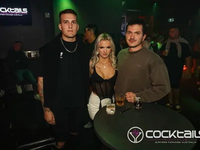 A professional photo of guests enjoying themselves at Cocktails Nightclub from our gallery.