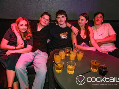 A professional photo of guests enjoying themselves at Cocktails Nightclub from our gallery.