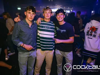 A professional photo of guests enjoying themselves at Cocktails Nightclub from our gallery.