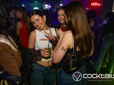 A professional photo of guests enjoying themselves at Cocktails Nightclub from our gallery.