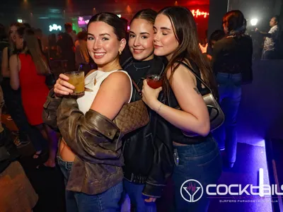 A professional photo of guests enjoying themselves at Cocktails Nightclub from our gallery.