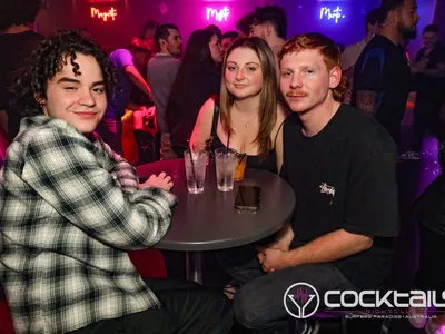 A professional photo of guests enjoying themselves at Cocktails Nightclub from our gallery.