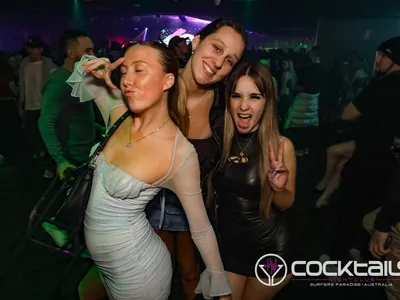 A professional photo of guests enjoying themselves at Cocktails Nightclub from our gallery.