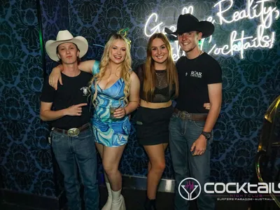 A professional photo of guests enjoying themselves at Cocktails Nightclub from our gallery.