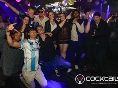 A professional photo of guests enjoying themselves at Cocktails Nightclub from our gallery.