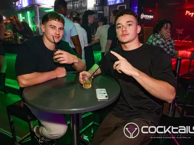 A professional photo of guests enjoying themselves at Cocktails Nightclub from our gallery.