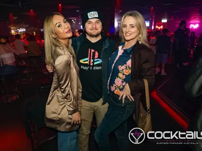 A professional photo of guests enjoying themselves at Cocktails Nightclub from our gallery.