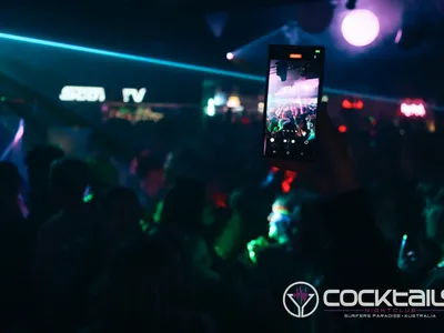 A professional photo of guests enjoying themselves at Cocktails Nightclub from our gallery.