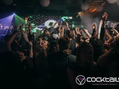 A professional photo of guests enjoying themselves at Cocktails Nightclub from our gallery.