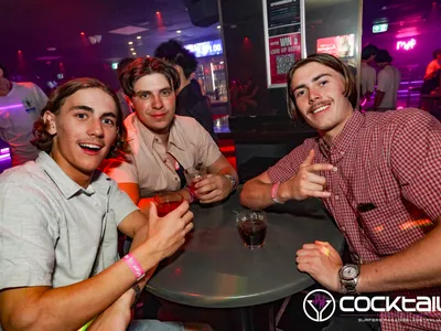 A professional photo of guests enjoying themselves at Cocktails Nightclub from our gallery.