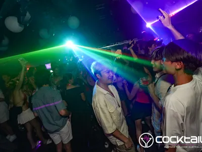 A professional photo of guests enjoying themselves at Cocktails Nightclub from our gallery.