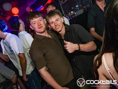 A professional photo of guests enjoying themselves at Cocktails Nightclub from our gallery.