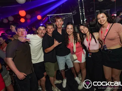 A professional photo of guests enjoying themselves at Cocktails Nightclub from our gallery.