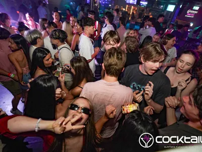 A professional photo of guests enjoying themselves at Cocktails Nightclub from our gallery.