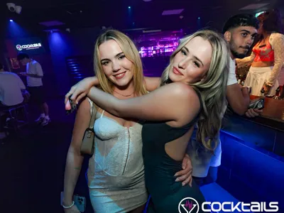 A professional photo of guests enjoying themselves at Cocktails Nightclub from our gallery.