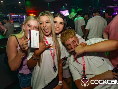 A professional photo of guests enjoying themselves at Cocktails Nightclub from our gallery.