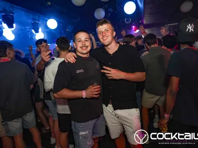 A professional photo of guests enjoying themselves at Cocktails Nightclub from our gallery.