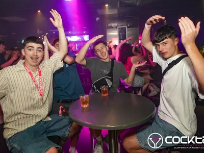 A professional photo of guests enjoying themselves at Cocktails Nightclub from our gallery.