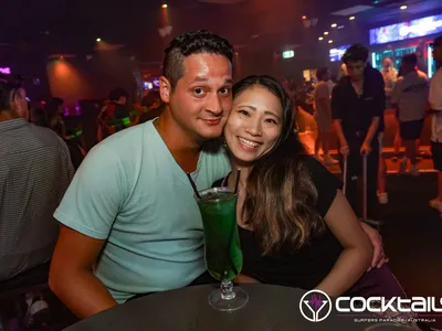 A professional photo of guests enjoying themselves at Cocktails Nightclub from our gallery.