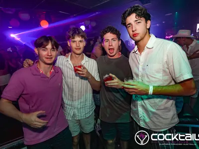 A professional photo of guests enjoying themselves at Cocktails Nightclub from our gallery.