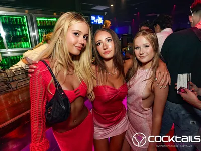 A professional photo of guests enjoying themselves at Cocktails Nightclub from our gallery.