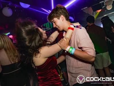 A professional photo of guests enjoying themselves at Cocktails Nightclub from our gallery.