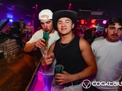 A professional photo of guests enjoying themselves at Cocktails Nightclub from our gallery.