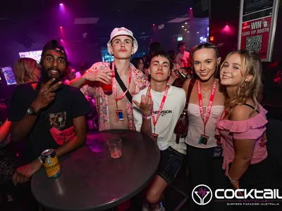 A professional photo of guests enjoying themselves at Cocktails Nightclub from our gallery.