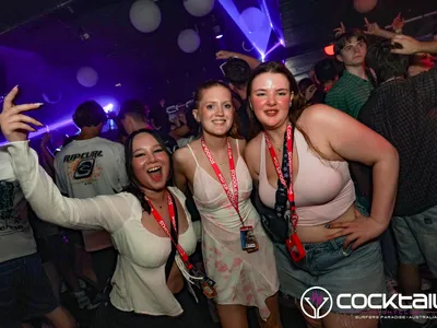 A professional photo of guests enjoying themselves at Cocktails Nightclub from our gallery.