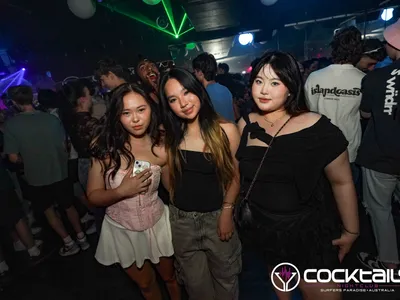 A professional photo of guests enjoying themselves at Cocktails Nightclub from our gallery.