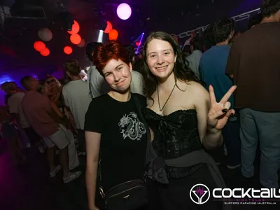 A professional photo of guests enjoying themselves at Cocktails Nightclub from our gallery.