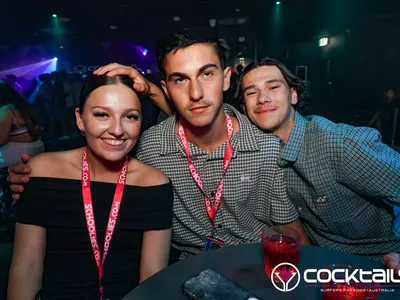 A professional photo of guests enjoying themselves at Cocktails Nightclub from our gallery.