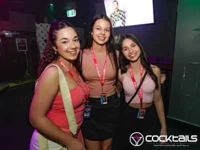 A professional photo of guests enjoying themselves at Cocktails Nightclub from our gallery.