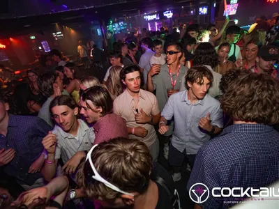 A professional photo of guests enjoying themselves at Cocktails Nightclub from our gallery.