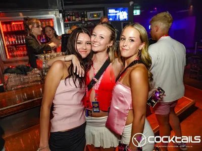 A professional photo of guests enjoying themselves at Cocktails Nightclub from our gallery.