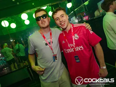 A professional photo of guests enjoying themselves at Cocktails Nightclub from our gallery.