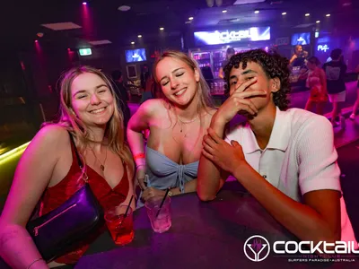 A professional photo of guests enjoying themselves at Cocktails Nightclub from our gallery.