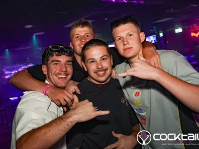 A professional photo of guests enjoying themselves at Cocktails Nightclub from our gallery.