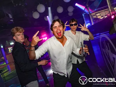 A professional photo of guests enjoying themselves at Cocktails Nightclub from our gallery.