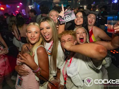 A professional photo of guests enjoying themselves at Cocktails Nightclub from our gallery.