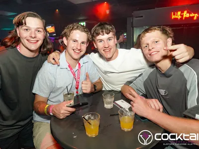 A professional photo of guests enjoying themselves at Cocktails Nightclub from our gallery.