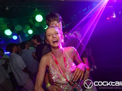 A professional photo of guests enjoying themselves at Cocktails Nightclub from our gallery.