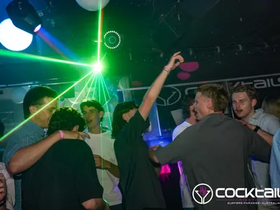 A professional photo of guests enjoying themselves at Cocktails Nightclub from our gallery.