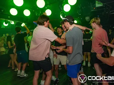 A professional photo of guests enjoying themselves at Cocktails Nightclub from our gallery.