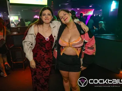 A professional photo of guests enjoying themselves at Cocktails Nightclub from our gallery.