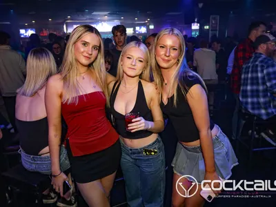 A professional photo of guests enjoying themselves at Cocktails Nightclub from our gallery.