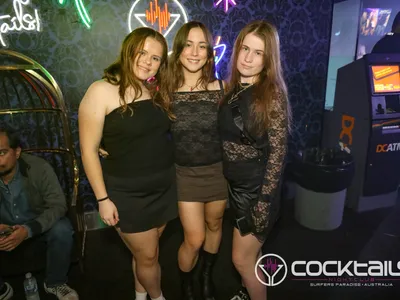 A professional photo of guests enjoying themselves at Cocktails Nightclub from our gallery.